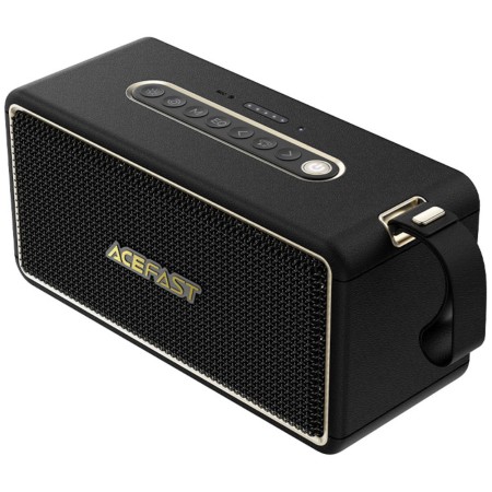 Wireless Speaker Acefast K3 Ultra v5.4 TWS 120W 4500mAh with Microphone USB AUX TF and RGB Lighting IPX6 Black