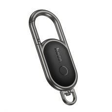 Gps Tracker Hoco E91J Tiger Keychain with a Carabiner Only for iOS Compatible with Apple Find My Network Black