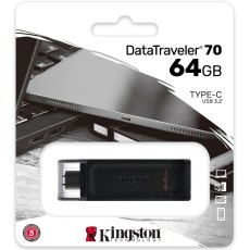 USB 3.2 Kingston Flash Drive 64GB USB-C DT70/64GB