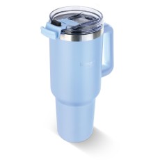 Stainless Steel & Plastic Thermos Cup 1.2L HUGE Lamart LT4087 Blue