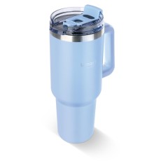 Stainless Steel & Plastic Thermos Cup 900ml HUGE Lamart LT4090 Blue