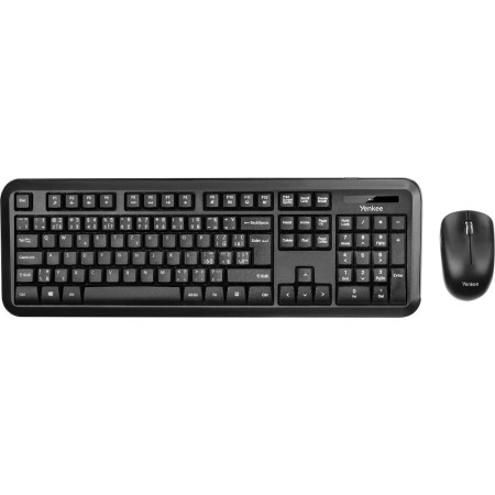 Yenkee YKM 2006CS Set Wireless Keyboard and Mouse with Silent Keys and Adjustable DPI Black