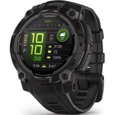 Garmin Instinct 3 Solar 50mm GPS NFC 10 ATM Black with Charcoal Band