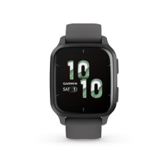 Garmin Venu Sq 2 Aluminium 40mm GPS 5 ATM Slate Aluminium Bezel with Shadow Grey Case and Silicone Band