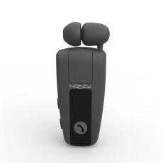 Bluetooth Hands Free Noozy Roller BH69 Bluetooth V 6.0 withLED Screen Vibration Alert Multi Pairing Black