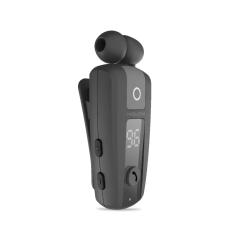 Bluetooth Hands Free Noozy Roller BH69 Bluetooth V 6.0 withLED Screen Vibration Alert Multi Pairing Black