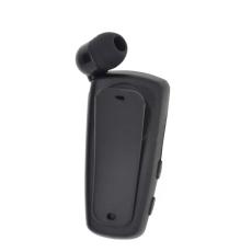 Bluetooth Hands Free Noozy Roller BH68 V 6.0 with Vibration Alert and Neck Strap Multi Pairing Black