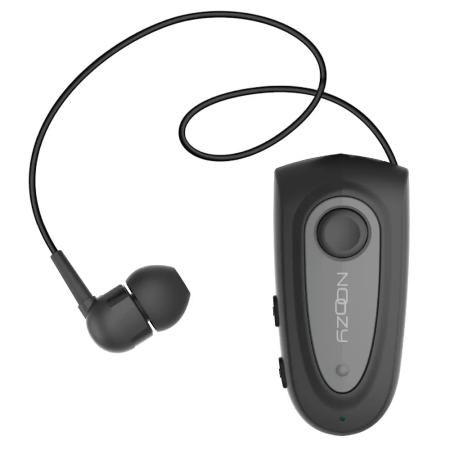 Bluetooth Hands Free Noozy Roller BH67 Bluetooth V 6.0 with Vibration Alert Multi Pairing Grey