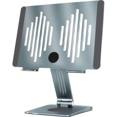 Desktop Stand / Hub Yenkee YSN 03 for Devices up to 15.6" with 3xUSB-A, 1xUSB-C PD100W, 1xHDMI 2.0, SD Port and Wireless Charging