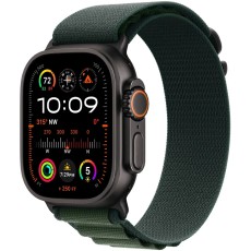 Apple Watch Ultra 2 49mm GPS eSIM NFC IP6X Titanium Case with Dark Green Alpine Loop MX4R3FD/A
