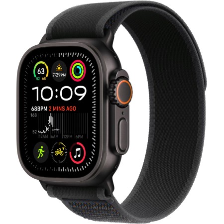 Apple Watch Ultra 2 49mm GPS eSIM NFC IP6X Titanium Case with Black Trail Loop