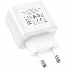 Noozy Core+ C21 PD25W Travel Charger with USB-C to USB-C Cable White