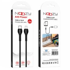 Noozy A45 Power Cable USB-C to Lightning Fast Charging 60W 3A Black 1m