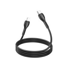 Noozy A45 Power Cable USB-C to Lightning Fast Charging 60W 3A Black 1m