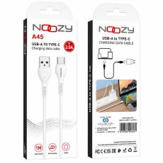 Noozy A45 USB to USB-C Cable White 1m