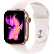 Apple Watch Series 11 (2025) Aluminum 42mm GPS NFC IP6X  Aluminum Case Rose Gold with Sport Band Light Blush
