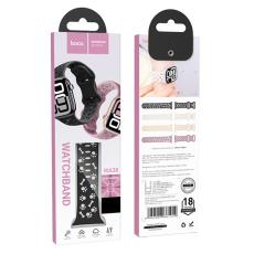 Watchband Hoco WA38 Time Series 44/45/46/49mm Silicon Strap For Apple Watch series 1/2/3/4/5/6/7/8/9/se/ultra1/ultra2 Black