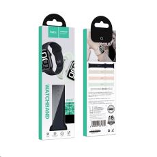 Watchband Hoco WA37 38/40/41/42mm Fluorine Rubber Strap For Apple Watch series 1/2/3/4/5/6/7/8/9/SE/SE2 Midnight Blue