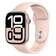 Watchband Hoco WA37 38/40/41/42mm Fluorine Rubber Strap For Apple Watch series 1/2/3/4/5/6/7/8/9/SE/SE2 Pink Sand