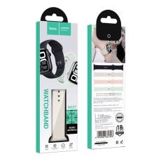 Watchband Hoco WA37 44/45/46/49mm Fluorine Rubber For Apple Watch series 1/2/3/4/5/6/7/8/9/se/ultra1/ultra2 Star White