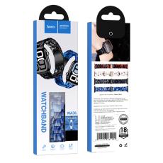 Watchband Hoco WA36 Elegant Series 44/45/46/49mm Plastic Bracelet For Apple Watch series 1/2/3/4/5/6/7/8/9/se/ultra1/ultra2 Ink Blue
