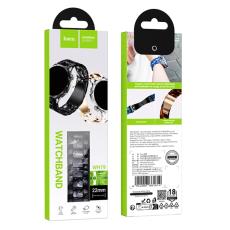 Watchband Hoco WH19 Elegant Series Plastic Bracelet for Samsung Huawei Xiaomi Vivo OPPO etc 22mm Universal Black