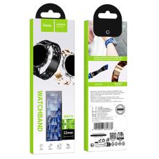 Watchband Hoco WH19 Elegant Series Plastic Bracelet for Samsung Huawei Xiaomi Vivo OPPO etc 22mm Universal Blue