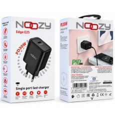 Noozy Edge E25 PD30W Travel Charger Black