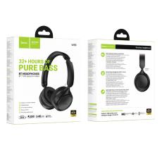 Wireless Stereo Headphone Hoco W66 Wave v5.4 300mAh 32hr Use Time and Microphone Black