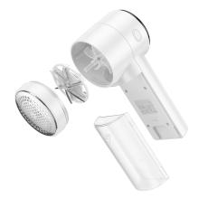 Portable Rechargeable Fabric Shaver Hoco HP70 800mAh Six Blades 7800 Rpm 3 Speed Settings and LED Display White