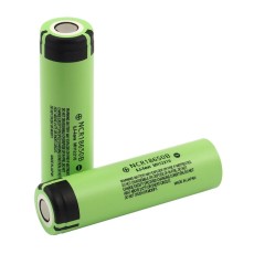 Rechargable Ιndustrial Τype Βattery Panasonic 18650 NCR18650B Li-ion 3.7V 3200mAh 2pcs with Storage Box