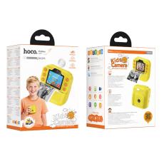 Hoco DV211 Kids Dual HD Camera 2.0" Screen 1300mAh with 2GB memory card Able to Print Photos Yellow-Orange