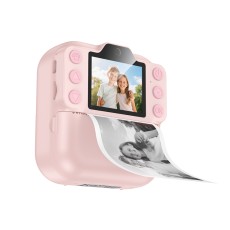 Hoco DV211 Kids Dual HD Camera 2.0" Screen 1300mAh with 2GB memory card Able to Print Photos Pink