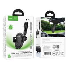Car Mount Hoco H88 Rally Ultra-thin Rearview Mirror Mounted for Devices 4.5"-7" Black