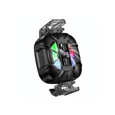 Mobile Phone Cooler Hoco GA5 Triumph Black with Strong Magnet 3-levels Cooling Fan and Lighting