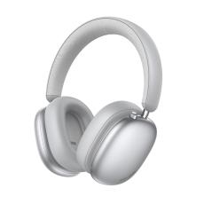 Wireless Stereo Headphone Hoco W63 Triunfo ANC v5.4 500mAh with AUX Port Silver