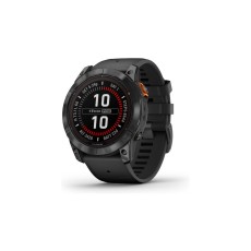 Smartwatch Garmin Fenix 7X Pro Solar Stainless Steel 51mm GPS NFC 10 ATM Slate Grey with Black Band