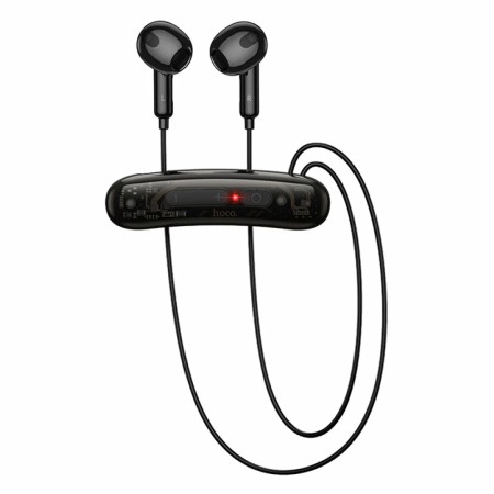 Bluetooth Hands Free Hoco ES77 Graceful Magnetic Lavalier v5.4 110mAh 10hr Talk Time Cable Length 40cm Black