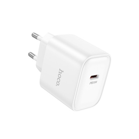 Travel Charger Hoco DC71 1xUSB-C PD25W QC White