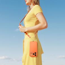 Universal Strap Hoco GH11 for Mobile Phone Case Woven with Zinc Alloy Details Orange