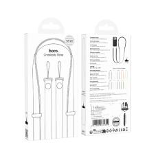 Universal Strap Hoco GH11 for Mobile Phone Case Woven with Zinc Alloy Details Light Grey