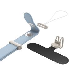 Universal Strap Hoco GH11 for Mobile Phone Case Woven with Zinc Alloy Details Light Blue