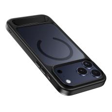 Hoco Premium Vip Magsafe Case for Apple iPhone 17 Pro Max with Built-in Stand Black