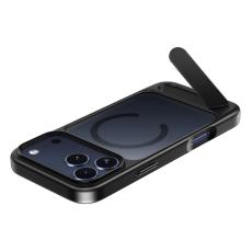 Hoco Premium Vip Magsafe Case for Apple iPhone 17 Pro with Built-in Stand Black