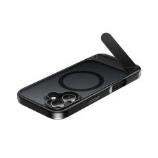 Hoco Premium Vip Magsafe Case for Apple iPhone 17 with Built-in Stand Black