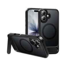 Hoco Premium Vip Magsafe Case for Apple iPhone 17 with Built-in Stand Black