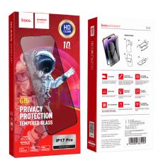 Tempered Glass Hoco Spy G15 Full Screen Privacy 0.33mm for Apple iPhone 17 Pro Set 10pcs