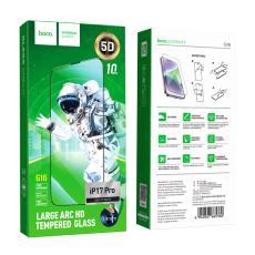 Tempered Glass Hoco Guardian Shield Series G16 Full Screen HD 5D Large Arc 0.4mm for Apple iPhone 17 Pro Set 10 pcs