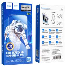 Tempered Glass Hoco Premium Series G14 0.33mm HD Full Screen Large Arc Edges Protection HD 3D for Apple iPhone 17 Pro Max