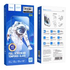 Tempered Glass Hoco Premium Series G14 0.33mm HD Full Screen Large Arc Edges Protection HD 3D for Apple iPhone 17 Air Set 10 pcs